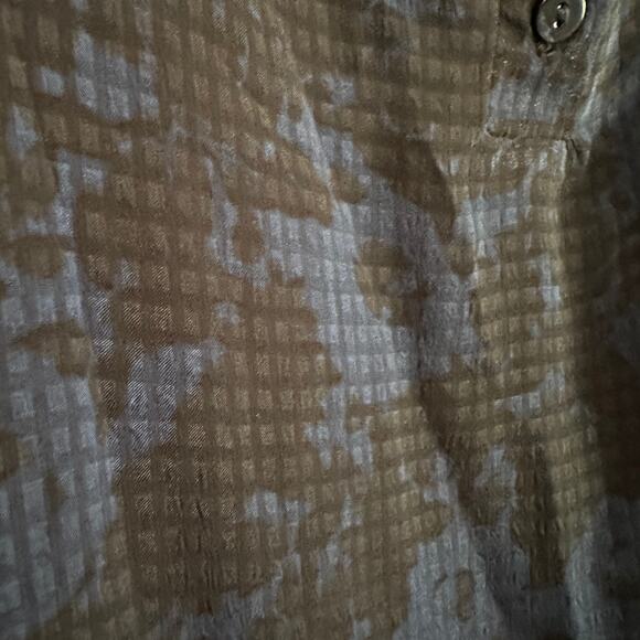 ZARA | Black and Blue Shadow Gingham Tiered Trapeze Dress | Size Extra Small - Picture 2 of 6